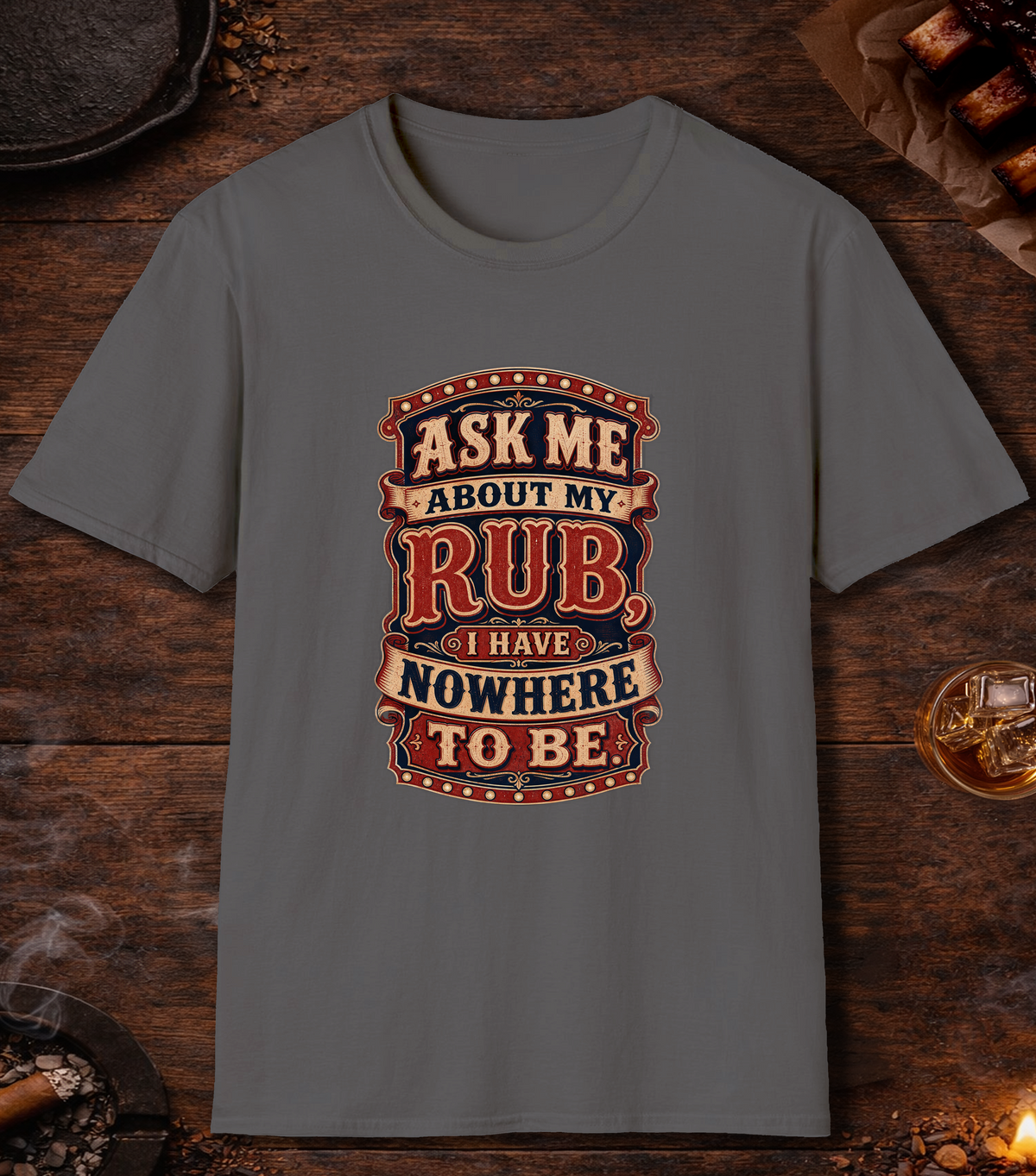 Ask About Rub - Charcoal