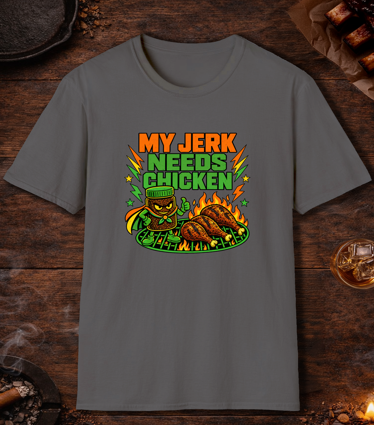 Jerk Needs Chicken - Charcoal