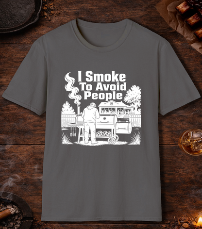 I Smoke To Avoid People - Charcoal