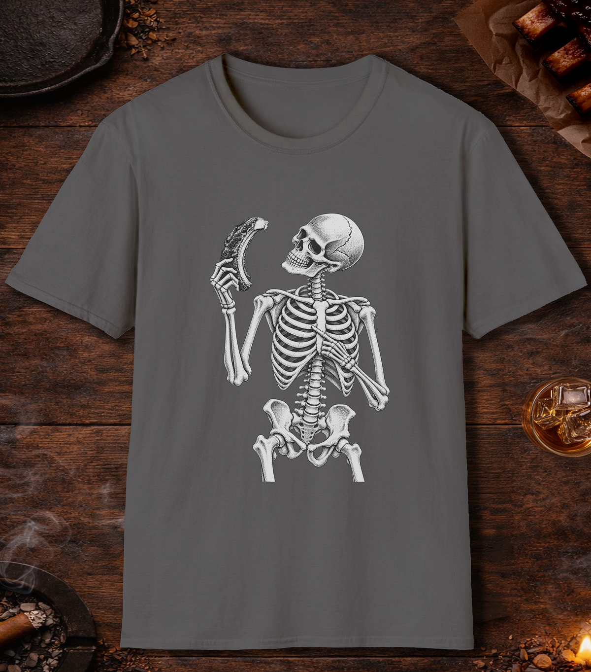 Skeleton Rib - Charcoal