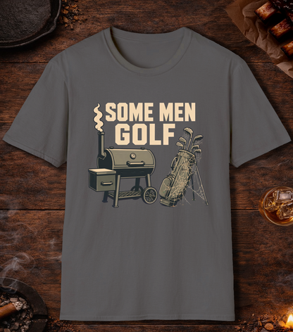 Some Men Golf - Charcoal