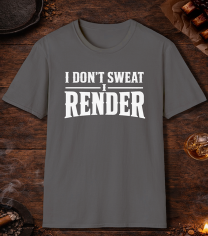 I Render T-Shirt - Charcoal