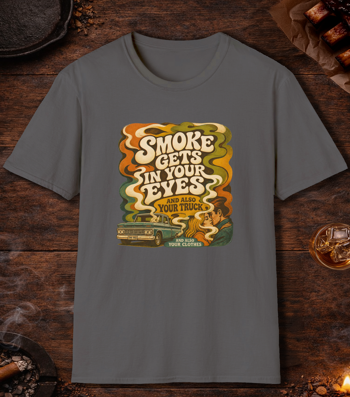 Smoke in Eyes - Charcoal
