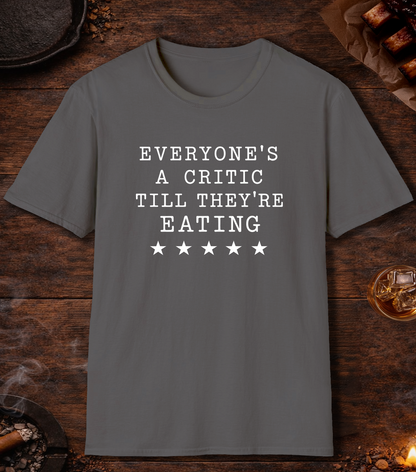 Everyones a Critic T-Shirt - Charcoal