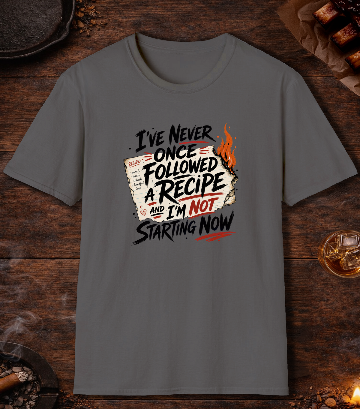 Never Followed Recipes - Charcoal
