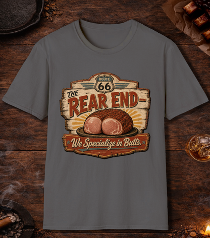 The Rear End T-Shirt - Charcoal