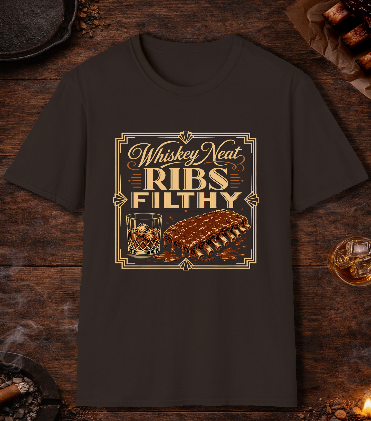 Whiskey Neat Ribs Filthy - Dark Chocolate