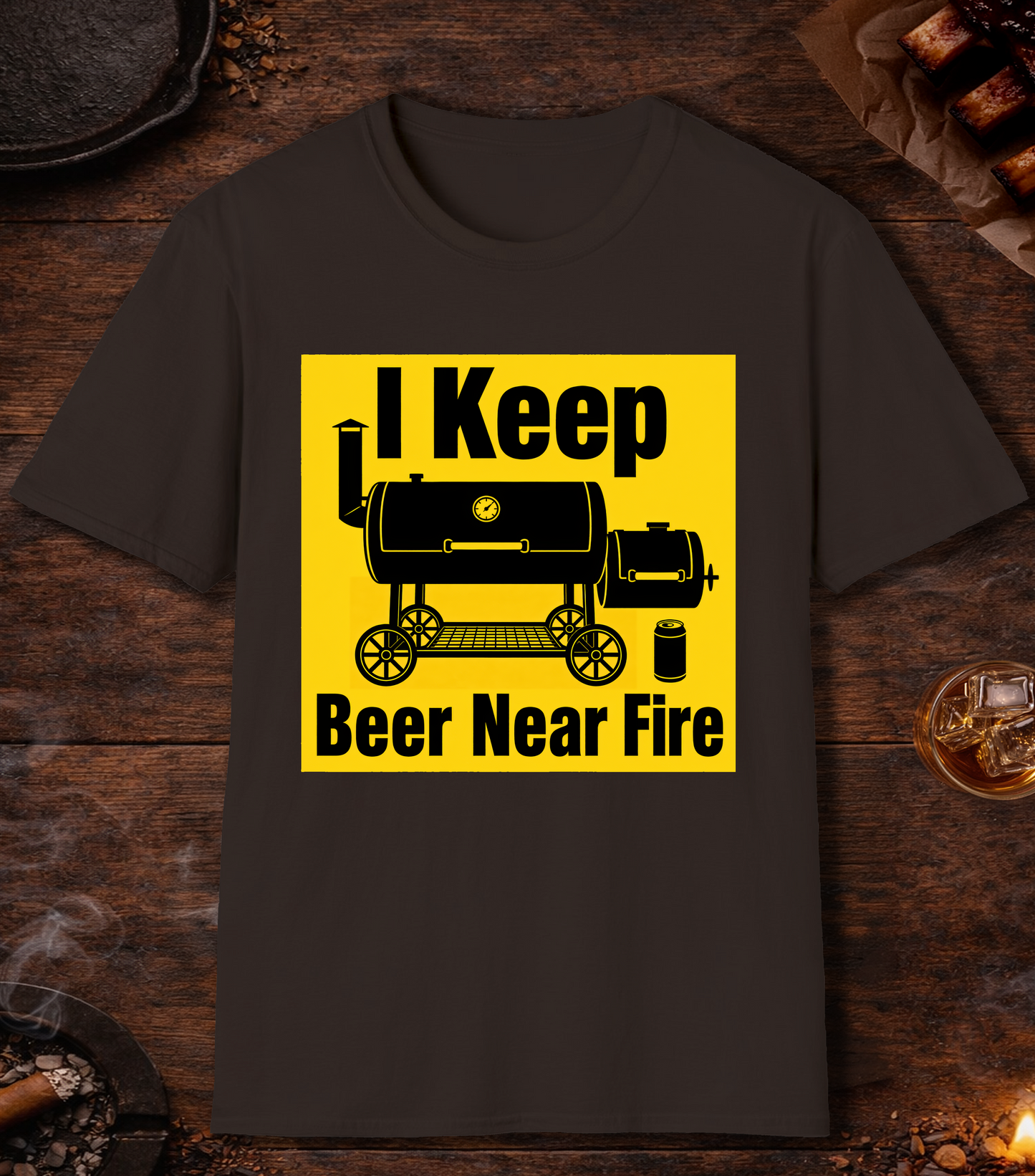 I Keep Beer Near Fire - Dark Chocolate