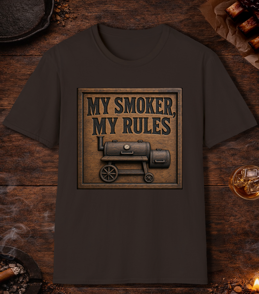 My Smoker My Rules T-Shirt - Dark Chocolate