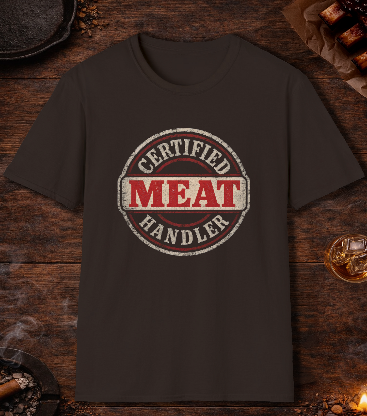Meat Handler T-Shirt - Dark Chocolate