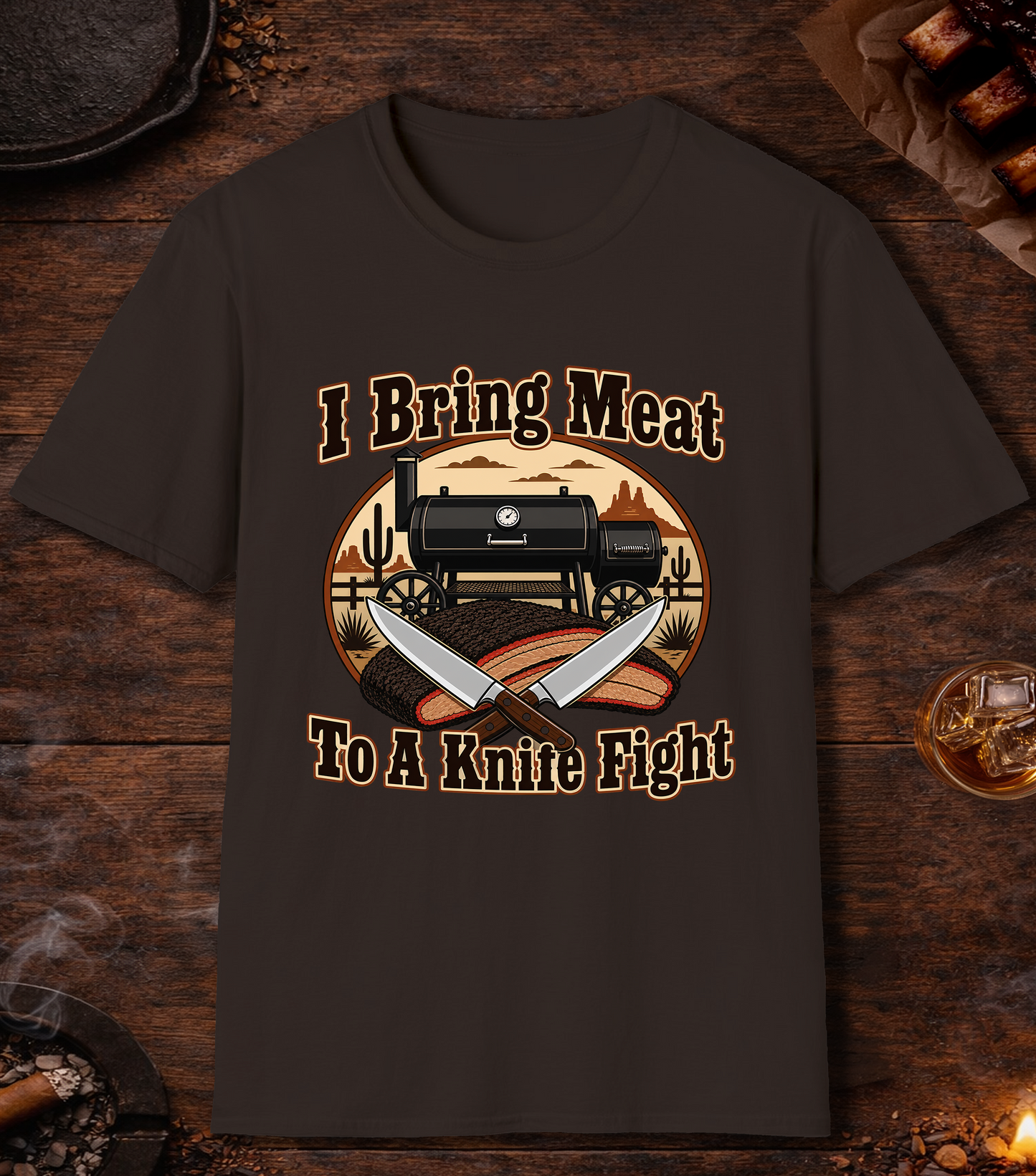 I Bring Meat To A Knife Fight - Dark Chocolate