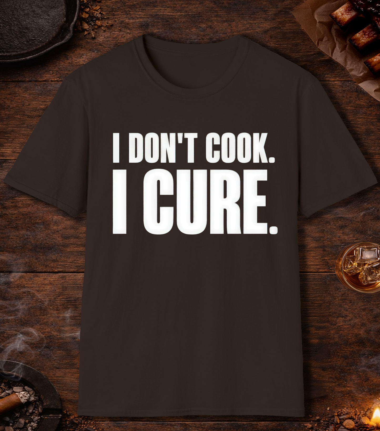 I Cure T-Shirt - Dark Chocolate
