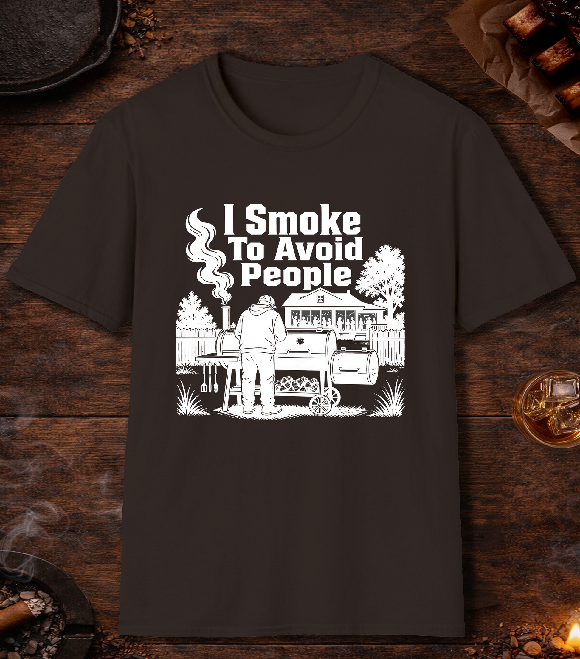 I Smoke To Avoid People - Dark Chocolate