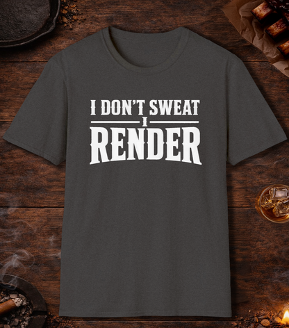 I Render T-Shirt - Dark Heather