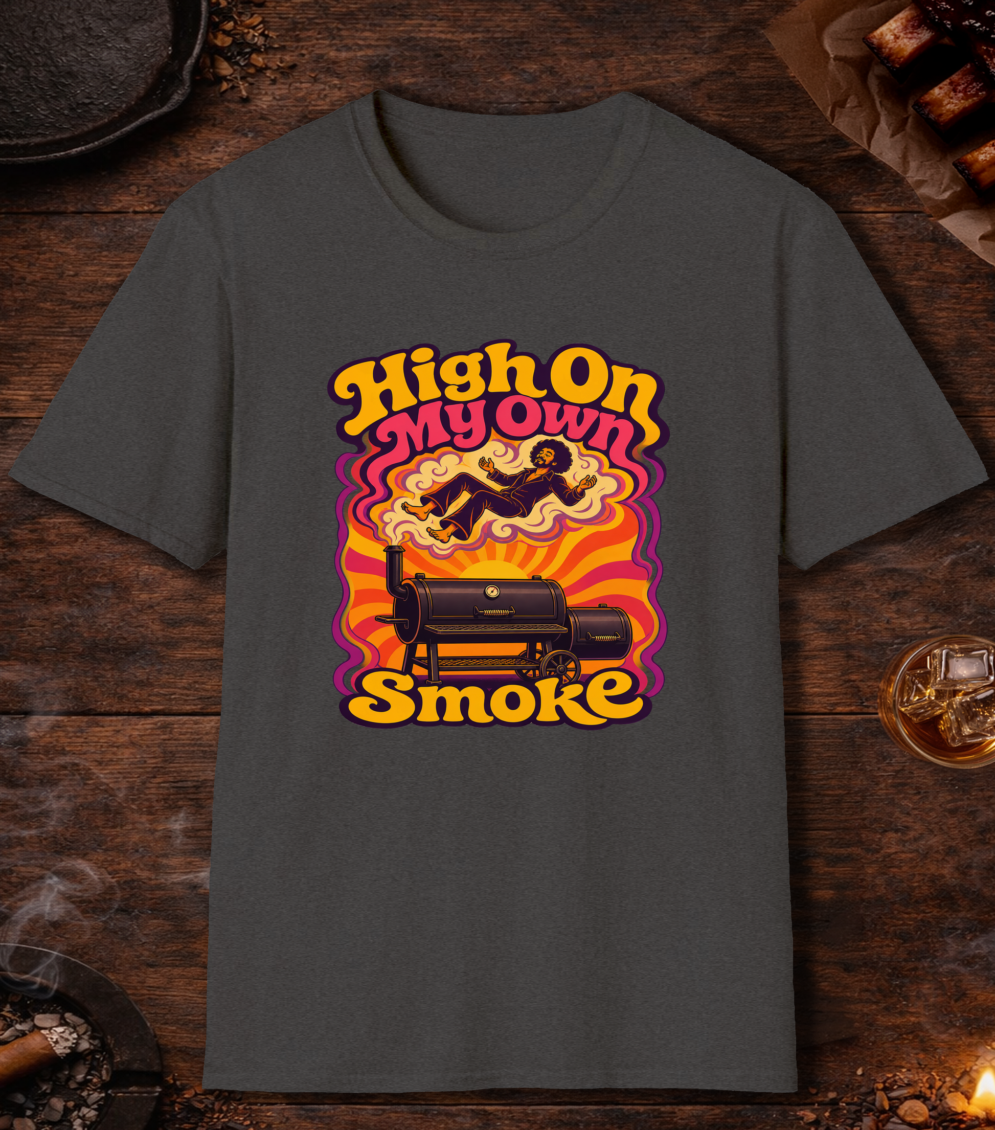 High On My Own Smoke - Dark Heather