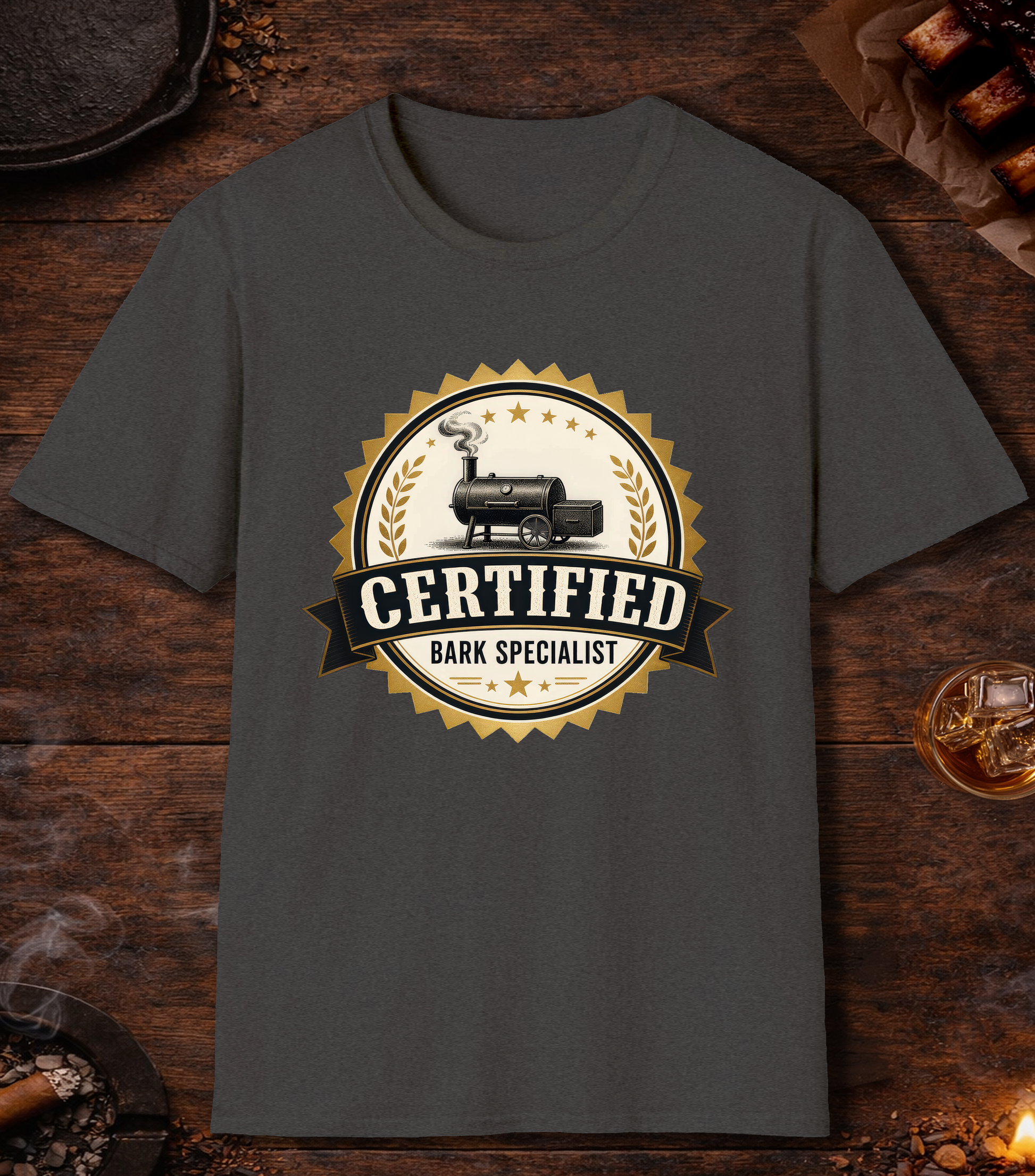 Certified Bark Specialist T-Shirt - Dark Heather