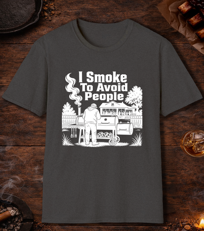 I Smoke To Avoid People - Dark Heather