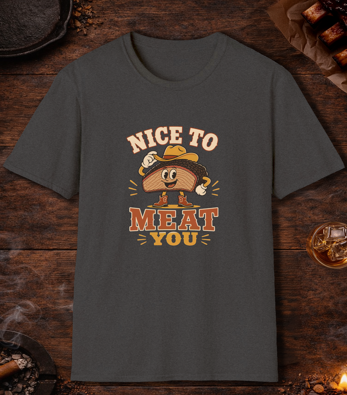 Nice to Meat You - Dark Heather