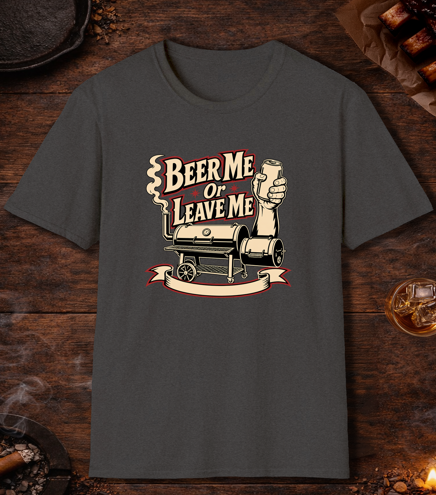 Beer Me Or Leave Me - Dark Heather