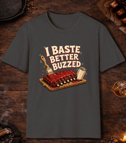I Baste Better Buzzed - Dark Heather