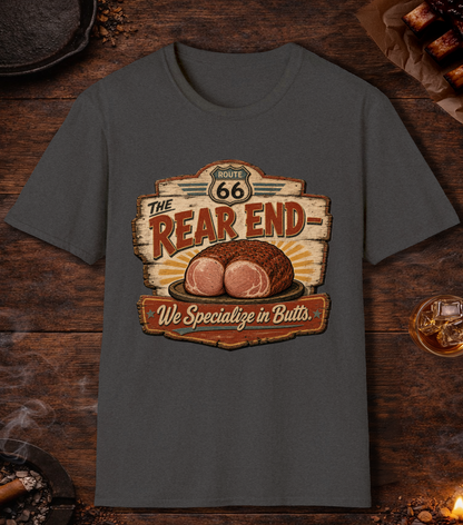 The Rear End T-Shirt - Dark Heather