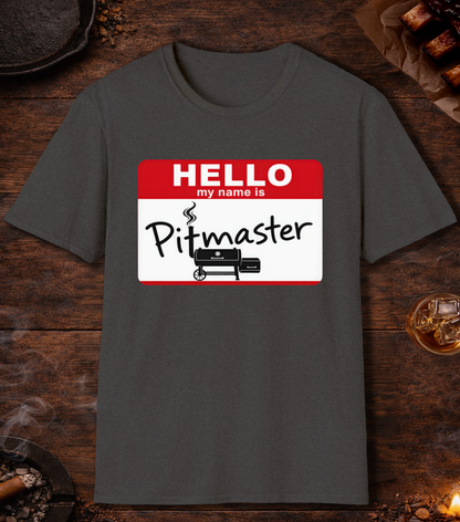 Hello My Name Is Pitmaster T-Shirt - Dark Heather