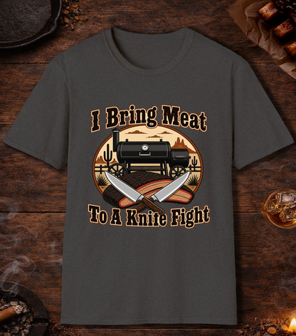 I Bring Meat To A Knife Fight - Dark Heather