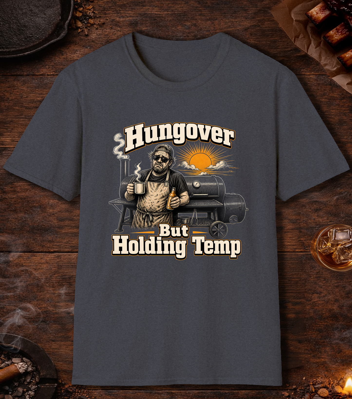 Hungover But Holding - Heather Navy