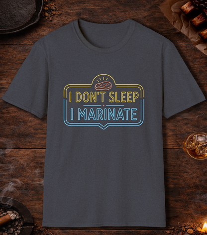 I Don't Sleep I Marinate T-Shirt - Heather Navy