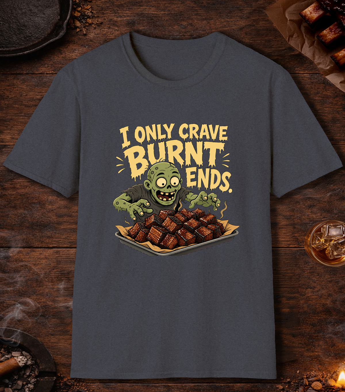 Crave Burnt Ends - Heather Navy