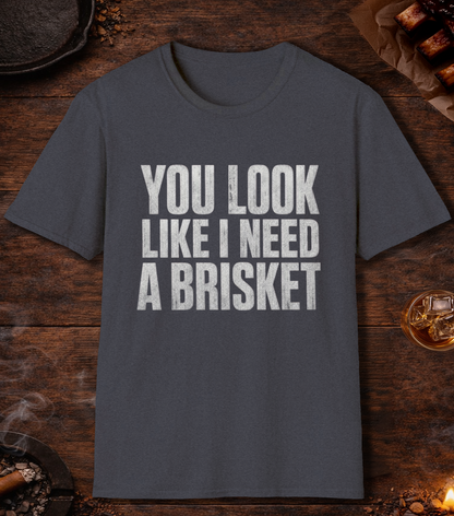 I Need a Brisket T-Shirt - Heather Navy
