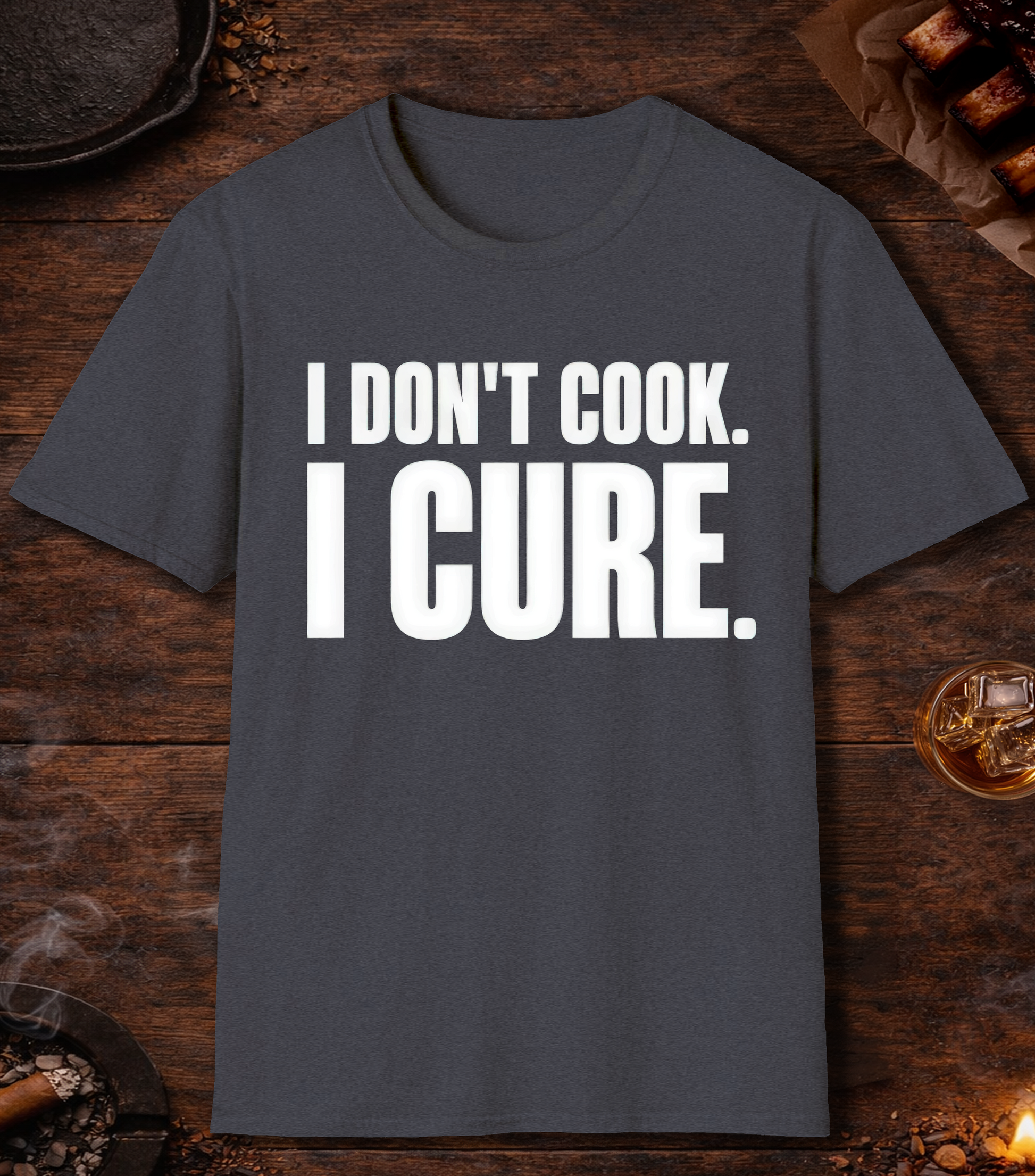 I Cure T-Shirt - Heather Navy