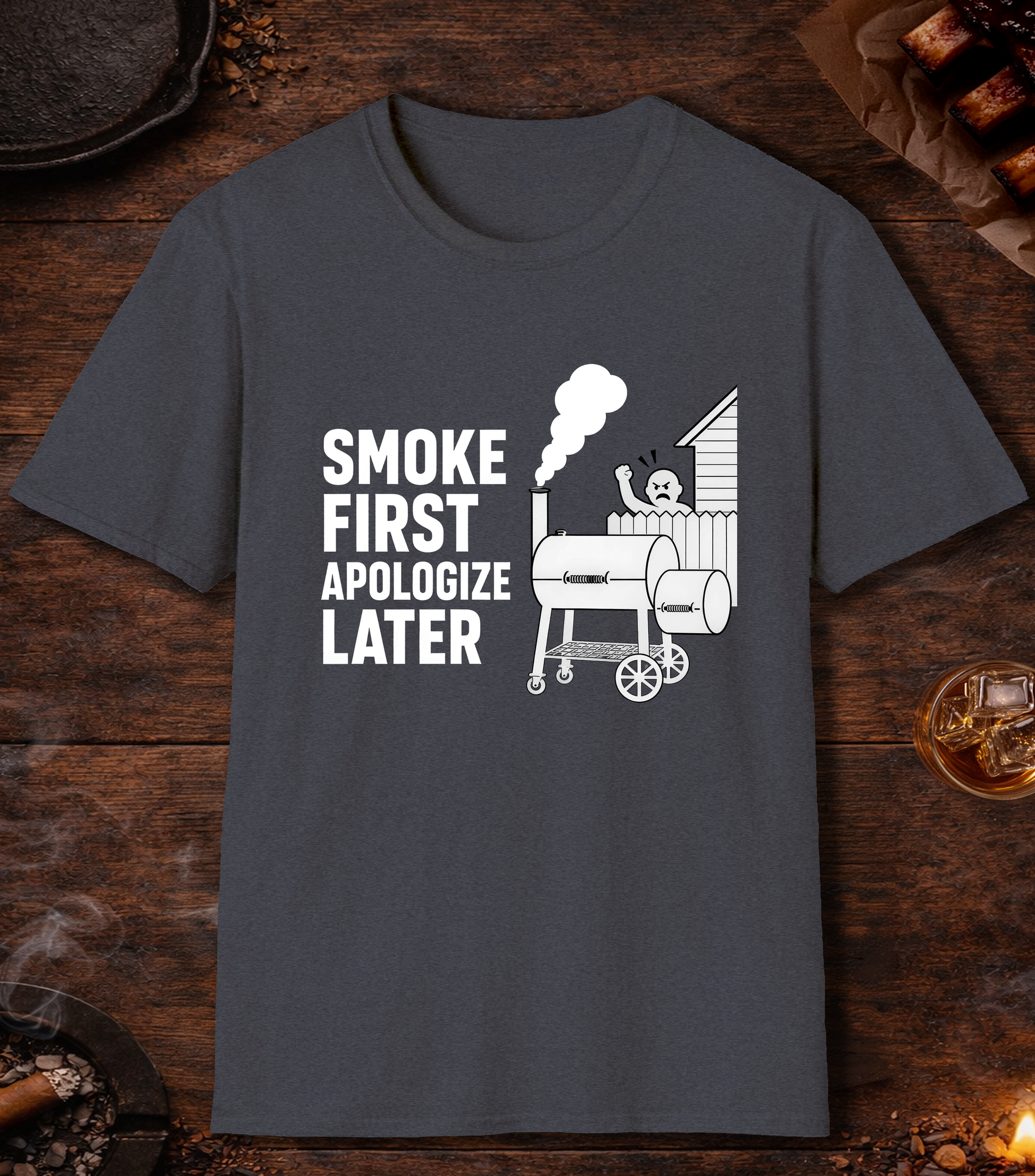 Smoke First Apologize Later - Heather Navy