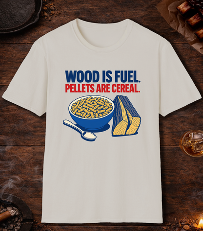 Pellets Are Cereal T-Shirt - Ice Grey