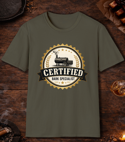 Certified Bark Specialist T-Shirt - Military Green