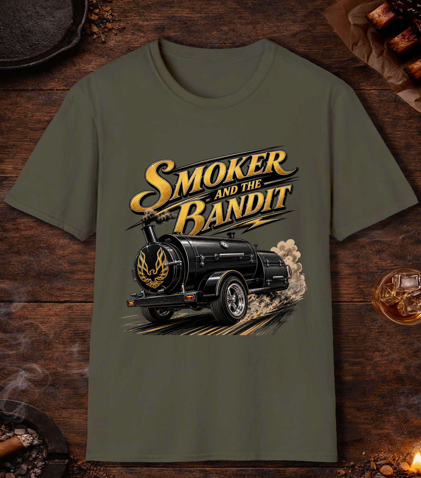 Smoker And The Bandit - Military Green