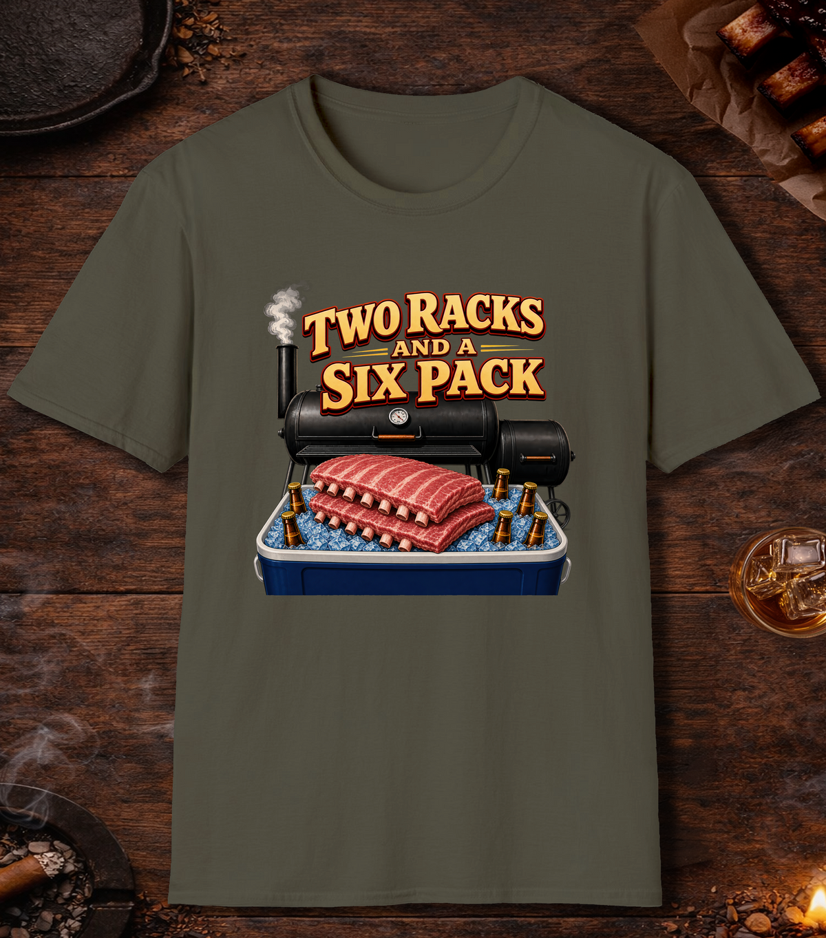 Two Racks - Military Green