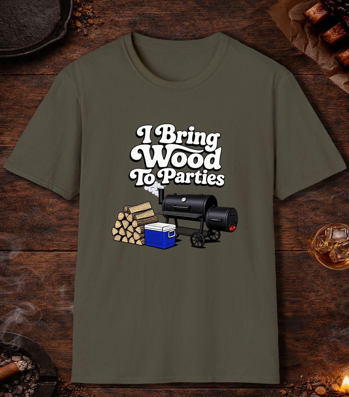 Wood to Parties - Military Green