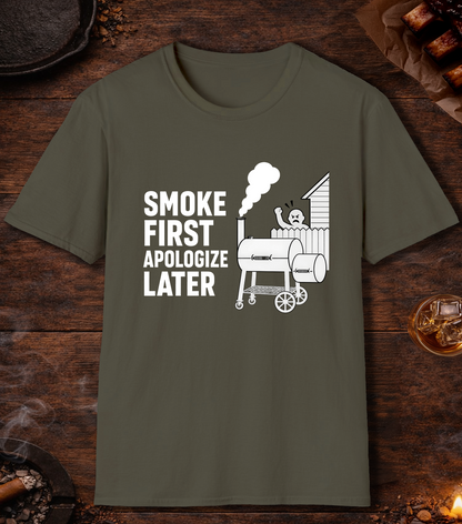 Smoke First Apologize Later - Military Green