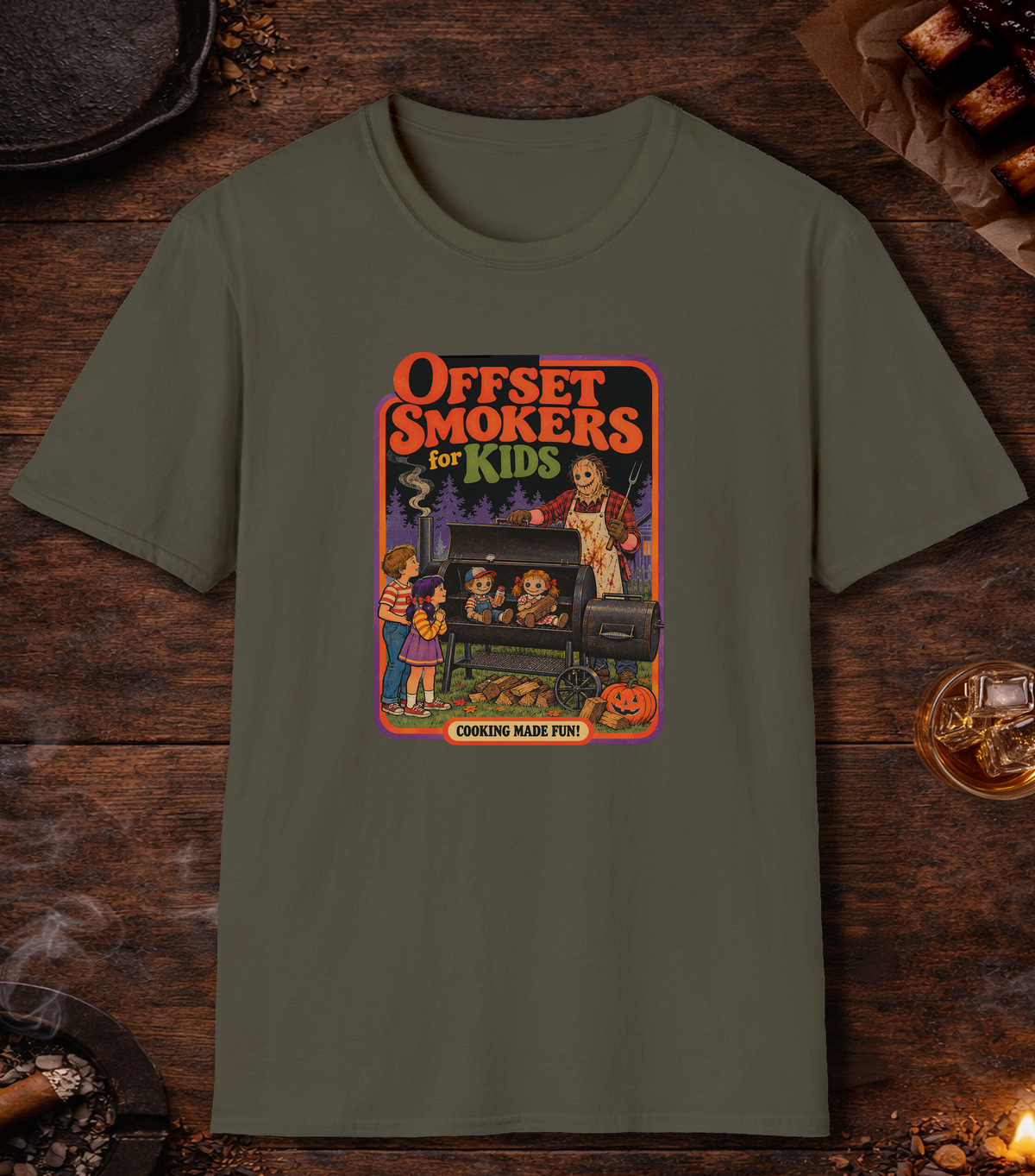 Smokers For Kids - Military Green
