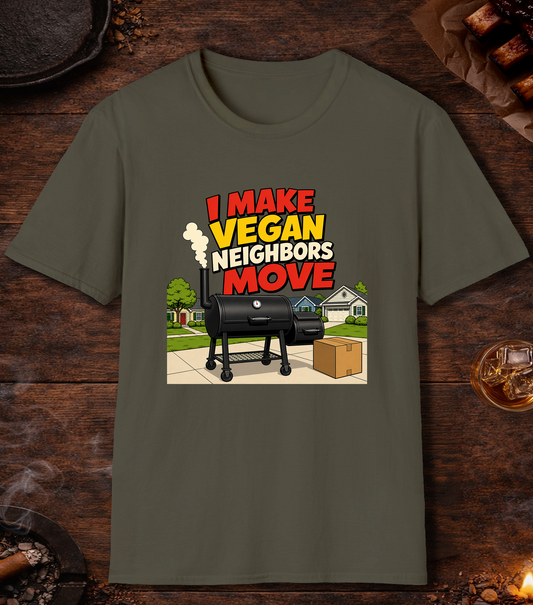 I Make Vegan Neighbors Move - Military Green