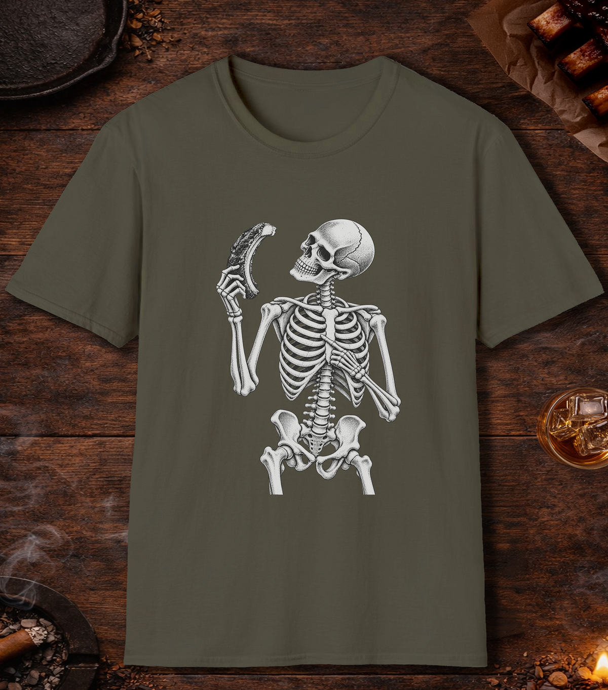 Skeleton Rib - Military Green