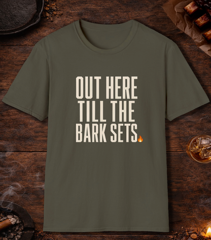 Till the Bark Sets T-Shirt - Military Green