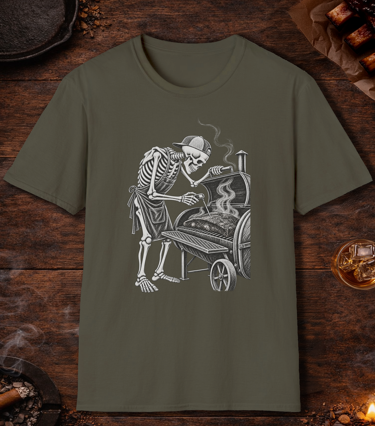 Skeleton Temp - Military Green