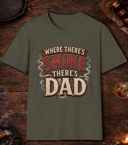 Where There's Smoke T-Shirt - Military Green
