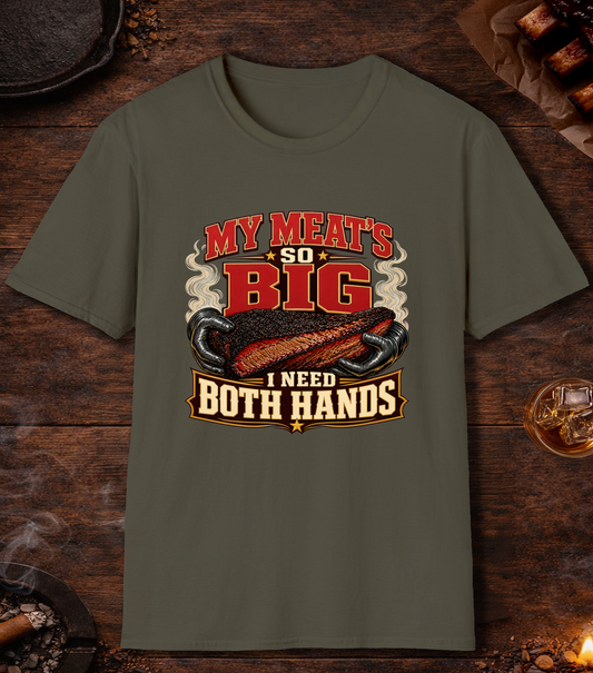 Meats So Big T-Shirt - Military Green