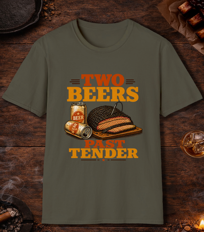Two Beers Past Tender - Military Green