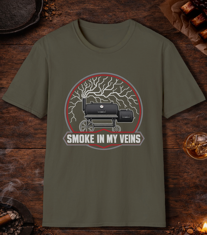Smoke in My Veins T-Shirt - Military Green