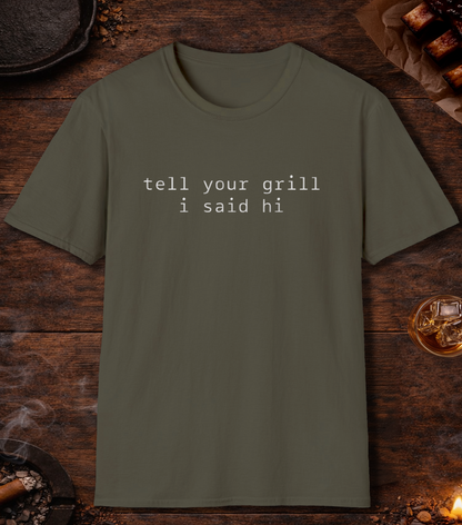 Grill Hi T-Shirt - Military Green