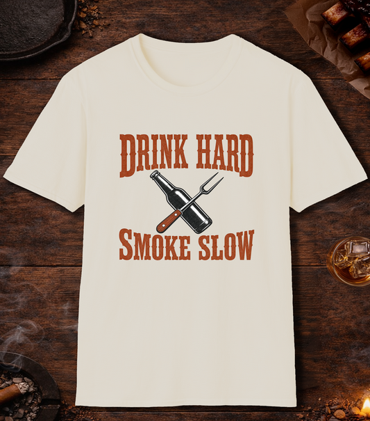 Drink Hard Smoke Slow T-Shirt - Natural